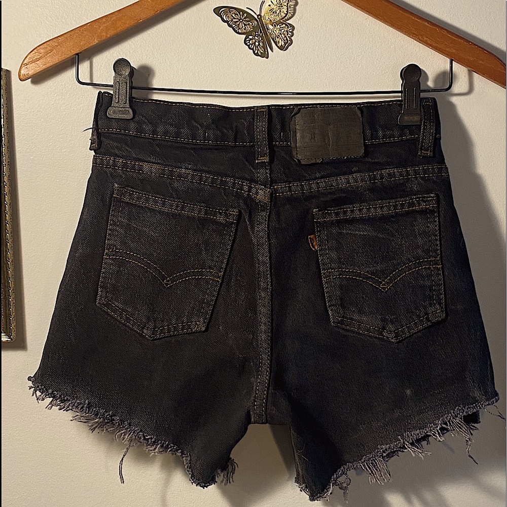 Levi's Dark Denim Jean Shorts